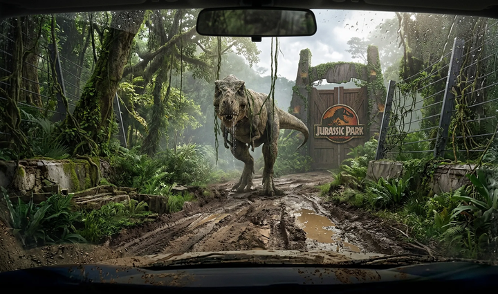 Jurassic Park starting frame