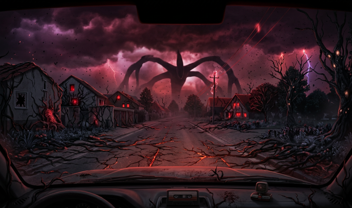 Stranger Things starting frame
